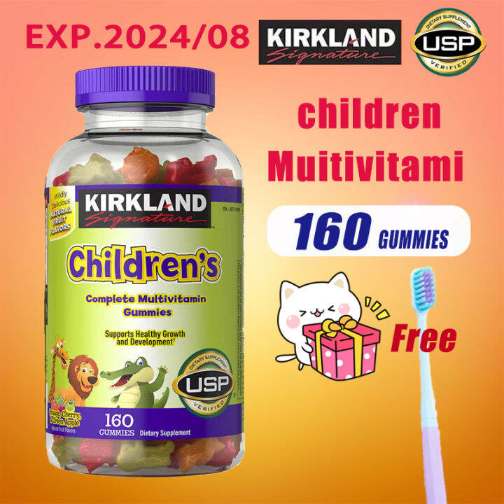 Kirkland Children Children's Complete Multivitamin 160 Gummies Lazada