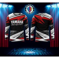 2023 Newjersey Yamaha Riders Longsleeve (Full Sublimation) 3d พิมพ์เสื้อแขนยาวรถจักรยานยนต์ขนาด Xxs-6xl