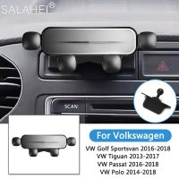 Gravity Car Mobile Phone Holder For Volkswagen VW Tiguan 5N Passat Polo V 6C Golf Sportsvan 2018 2021 Air Vent Stand Accessories