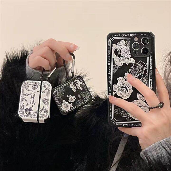 พร้อมส่งในไทย-เคส-airpods-pro-3-ดอกกุหลาบ-เป็นที่นิยม-วัสดุ-หนัง-airpod-2021-gen2-soft-case