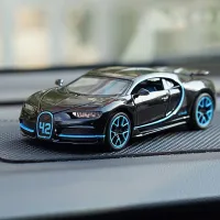 ของเล่นรถโลหะผสมจำลองโมเดลรถยนต์สปอร์ตของ Bugatti Chiron 1/32สำหรับเป็นของขวัญ Ks โมเดลรถเหล็กของเล่นเด็กที่มีเสียงและมีแสง