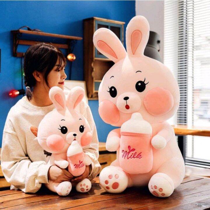 Boneka Stuffed Bunny Plush Aesthetic Rebit doll boneka Mewah/cocok buat ...