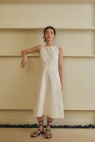 Pudee Sleeveless Dress เดรสยาวแขนกุด (มีพร้อมส่งบางขนาด สามารถถามทางแชทก่อนได้ค่า)