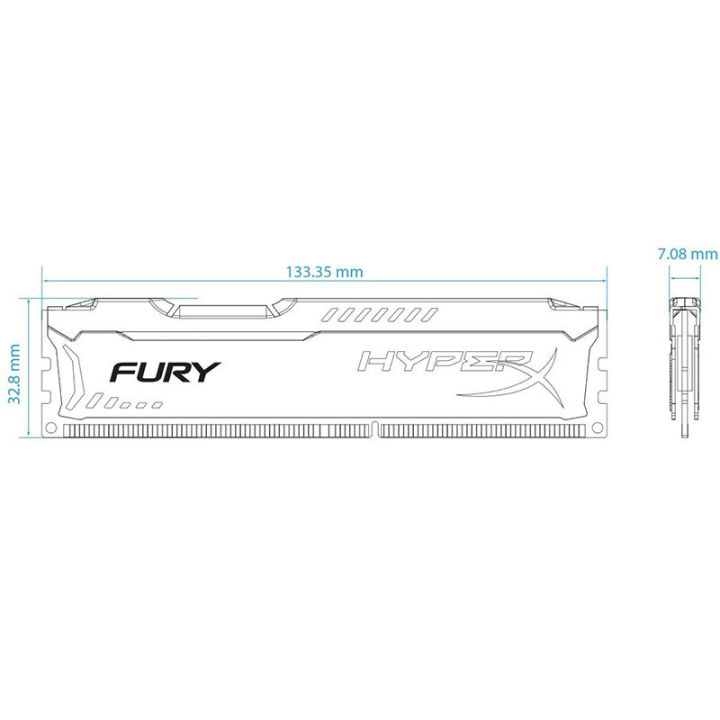 kingston-หน่วยความจำสำหรับเดสก์ท็อป-pc3-dimm-ram-hyperx-fury-8gb-ddr3-1600mhz-1866mhz-240-pin