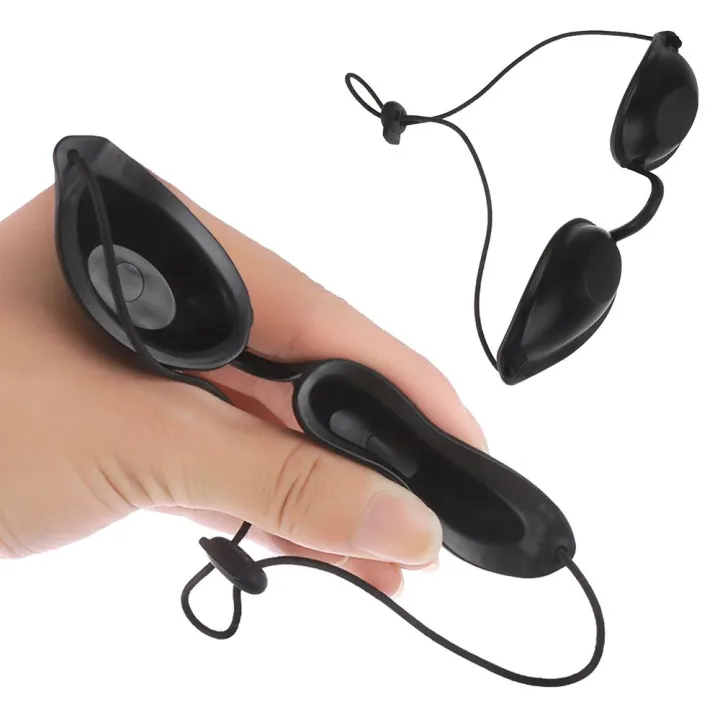 Nvodana Soft Silcone ปรับ UV Eye Protection Tanning Sunbathing แว่นตา Sunbed Supplies Beach