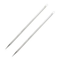 2X Stainless Steel Acne Blackhead Removal Needle Tool