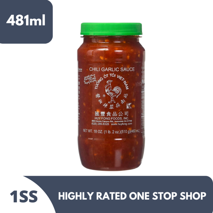 Huy Fong Chili Garlic Sauce 481ml Lazada PH