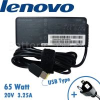 Pro +++ Lenovo Adapter ของแท้ 20V/3.25A 65W หัว USB สายชาร์จ เลอโนโว่ อะแดปเตอร์, สายชาร์จ Lenovo (le003) ราคาดี อะ แด ป เตอร์ อะแดปเตอร์ รถยนต์