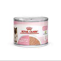 Royal Canin Mother &amp; Baby Cat โรยัล คานิน แม่ให้นมและลูกแมวแบบกระป๋อง ขนาด 195 กรัม