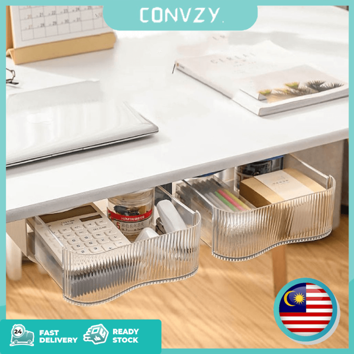 UNDER TABLE DRAWER STORAGE BOX / UNDER DESK ORGANIZER / STATIONERY