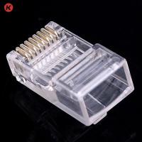 [HOT HAIXWLXKWW 589] 25ชิ้น RJ45 RJ 45 CAT5 Modular เสียบเชื่อมต่อเครือข่ายสำหรับ Cat5 Cat5e Cat6เคเบิ้ล