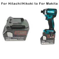 ;[- For Hitachi/Hikoki 18V Li-Ion Battery Convert To Makita 18V Lithium Battery Adapter Converter Electrical Power Tool Use BL1840