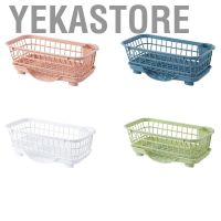 Yekastore Dish Drying Rack Fast Drainage Detachable Base Drainboard Design Strong Plastic Dish Drainer for Dish