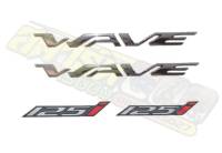 โลโก้ WAVE125i / เวฟ125i (ตัวนูน) สติ๊กเกอร์แท้ เบิกศูนย์ อะไหล่แท้ ฮอนด้า แท้ 100%