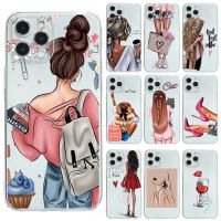 Girls Best Friends Forever Soft TPU Phone Case For iPhone 12 13 PRO 7 8 Plus X XR XS 11 Pro Max SE20 13 Cases Back Cover Coque