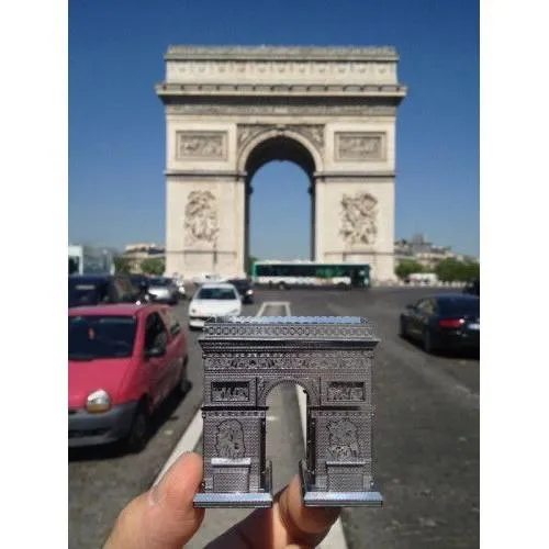 Mô hình 3D kim loại lắp ráp Khải Hoàn Môn  Paris Pháp  Chưa Lắp    Lazadavn