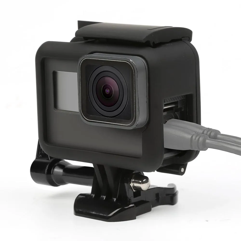 秀逸 新品未使用）GoPro 7 6 5 用 保護ケースフレームウッドランド迷彩