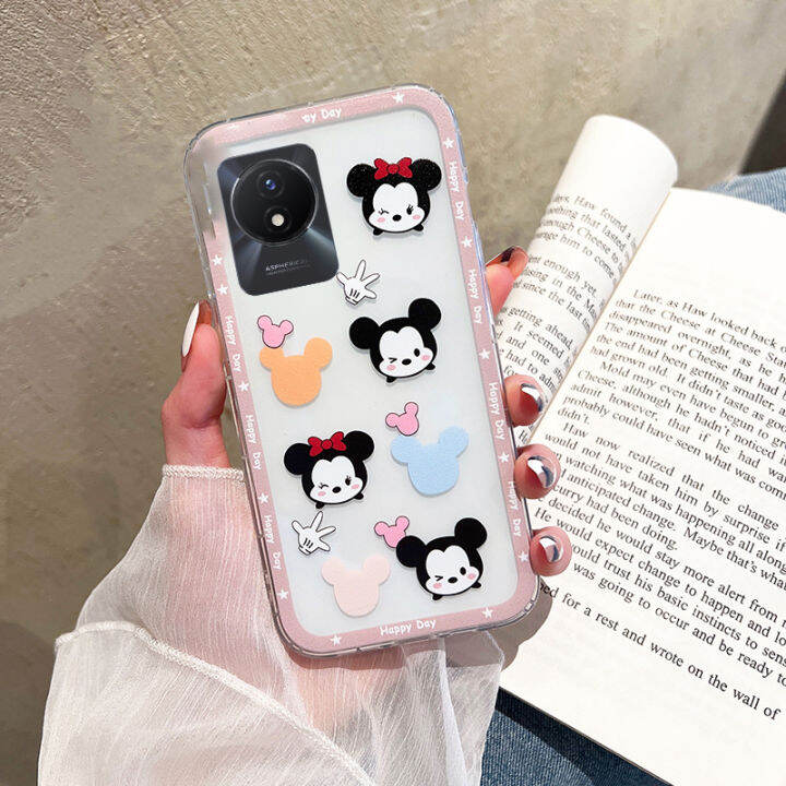 เคสโทรศัพท์ใหม่กรอบ-สำหรับ-vivo-y02t-y02a-เคสซิลิโคนนิ่มเคสการ์ตูนน่ารักแบบคู่กันตกสำหรับ-vivo-y02t-y02a-เคส