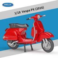 1:18 Piaggio Vespa PX GTS 125CC 946 Static Die Cast Vehicles Collectible Hobbies Motorcycle Model Toys Roman Holiday Collecting