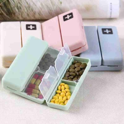 【CW】 Magnetic Supplement Pill Organizer Tablet Storage Medicine Dispenser