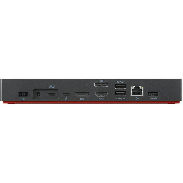 Lenovo ThinkPad Thunderbolt 4 WorkStation Dock - Docking station - Thunderbolt 4 40B00300US- HDMI, 2 x DP, 2 Lenovo ThinkPad Thunderbolt 4 WorkStation Dock - Docking station - Thunderbolt 4 40B00300US- HDMI, 2 x DP, 2