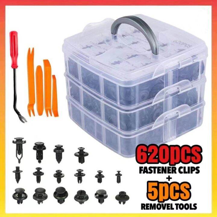 750 Boxes Car Fastener Rivet Snaps Body Panel Lining Interior Body
