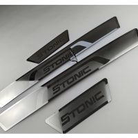 ▫✖✵ For KIA STONIC 2017 2018 2019 2020 2021 2022 Door Sill Scuff Plate Trim Guard Exterior Threshold Pedal Protector Car Accessories