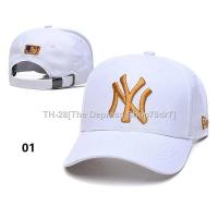 ☁✒ MLB 100 Original NY Baseball Cap Unisex Embroidery Logo Casual Foldable Hat Sun uCHp QR0R M2YA