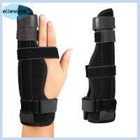 ELLENOUISE สนับสนุนการสนับสนุน รั้งเฝือก metacarpal อุปกรณ์สำหรับยึดให้แน่น สารปลดปล่อยโดยทันที ที่รัดนิ้ว เฝือกหัก ตัวป้องกันป้องกัน Metacarpal กระดูกหักนิ้วมือทำให้เคลื่อนที่ไม่ได้ ตัวแบ่งนิ้ว