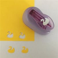 Free shipping 14mm Swan Hole Puncher Scrapbooking Goose Shaped Paper Cutter Scrapbook Embossing Machine Decorative Craft Punch Staplers  Punches