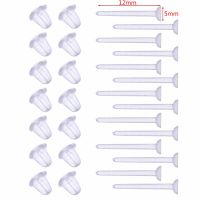 ต่างหู100ใส,ต่างหูก้านพลาสติกต่างหูซิลิโคนหลัง