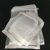 5Pcs High Quality Filter Net Bag Mesh Bag Acquarium Pond For Bio Ball Carbon Media Aquarium Fish Tank Isolation Bags White Filters  Accessories