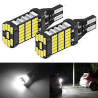 ☋ 2pcs 1200Lm T15 W6W Led Canbus Bulbs No Error 921 912 T16 Led Car Backup Reverse Lights bulbs Super Bright 45SMD 4014 White 12V