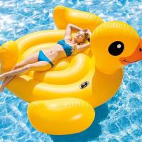 แพยาง ห่วงยาง เป็ดเหลือง เป็ด โพนี่ ฟามิงโก ยูนิคอน  rubber raft ring yellow duckขนาด:150x80 ซม. Pool floatting ห่วงยาง