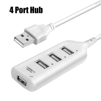 [ใหม่] แบบพกพา4พอร์ต Multi USB Hub Splitter ความเร็วสูง USB 2.0อะแดปเตอร์ Expander หลายตัวสำหรับ PC แล็ปท็อปโน้ตบุ๊คคอมพิวเตอร์อุปกรณ์เสริม