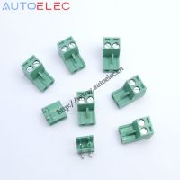 ❒❐✧ 100Sets 5.08mm 2Pin PCB Electrical Screw Terminal Block Connector male female right angle pin Care Brass Ni Plated for PHOENIX