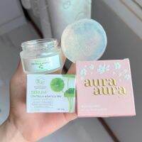 พรทิน่าเซรั่มใบบัวบก+ สบู่หน้าเงา Aura Aura Soap ได้รับ 2 ชิ้น