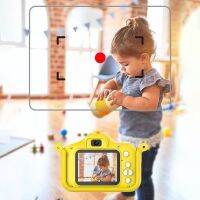 ZZOOI Cartoon Kids Camera Dual Lens 20MP HD Kids Digital Camera 2.0 Inch Screen Children Digital Camera with Lanyard Educational Toys Sports &amp; Action Camera