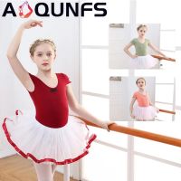 【Love ballet】 AOQUNFS บัลเล่ต์ชุดยิมนาสติก L Eotards สำหรับสาวๆเด็กแขนสั้นบัลเล่ต์เสื้อผ้าเต้นรำผู้หญิงบัลเล่ต์กระโปรงเด็กเต้นรำ L Eotards