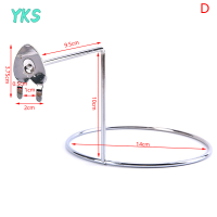 ?【Lowest price】YKS แท่นวางแสดงแบบมีห่วงสำหรับแขวนในผนังไม้ระแนงหมวกโลหะทำจากลวดเหล็กทนทาน