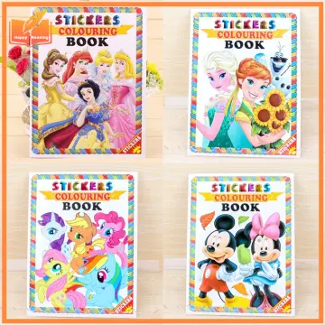 6 Books Princess Coloring Book for Kids Girls Primary School