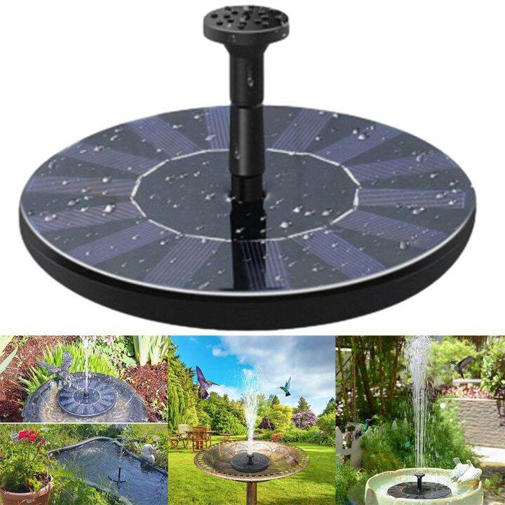 Solar Water Pump Fountain Solar Bird Bath Floating Pump Mini Solar