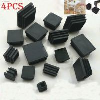 ⊙◆○ 4PCS X Chair Table Bar Stool Leg Square End Caps Feet Plug Furniture Bottom Foot Cover