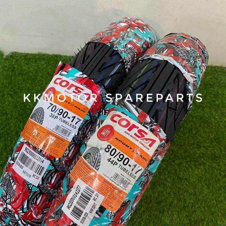 NEW CORSA SPORT RAIN TAYAR SPORTRAIN CORSA SR 70/90x17 80/90x17 90