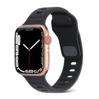 ⊙❃ สายซิลิโคนสำหรับ Apple Watch Band Ultra 8 7 6 5 4 3 SE สายรัดข้อมือกีฬาสร้อยข้อมือเข็มขัดสำหรับ iWatch 49 มม. 45 มม. 44 มม. 41 มม. 42 มม. 40 มม.