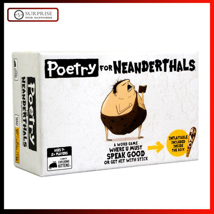 Exploding Kittens บทกวีเกมกระดานสำหรับเกมการ์ด Neanderthals ระเบิดลูก ...
