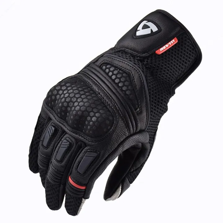 Breathable Revit Motorcycle Race Gloves Genuine Leather Motorbike Dirt Bike Cycling Sports Gloves Revit Moto Riding Gloves