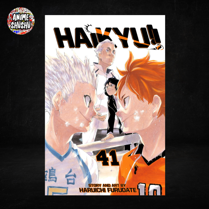 Haikyuu BR - Capa do volume 41 do mangá de Haikyuu. Pra