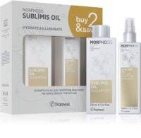 Framesi Morphosis Sublimis oil SET2 - Shampoo250ml &amp; All day moisture emultion 150ml ชุดแชมพูพร้อมอาหารผมเนื้ออิมัลชั่น เหมาะสำหรับผมแห้งชี้ฟูและโดยความร้อนบ่อย ๆ