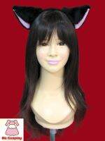 ที่คาดผมหูแมว สีดำ Black Cat Ear Headband